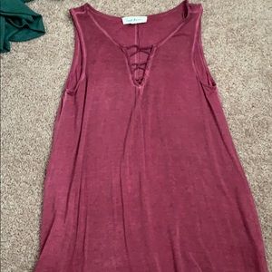 Maroon Tank